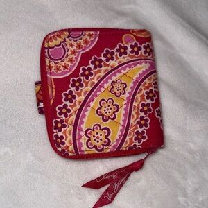 Vera Bradley Pink and Yellow Floral Wallet